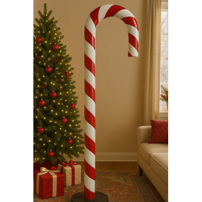Bungalow Rose 87 Inch Candy Cane | Wayfair
